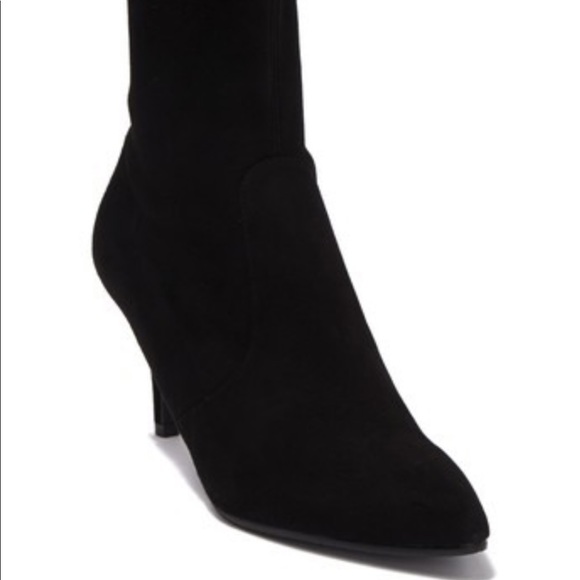 Stuart Weitzman suede cling bootie - new Sz 6 - Picture 4 of 8